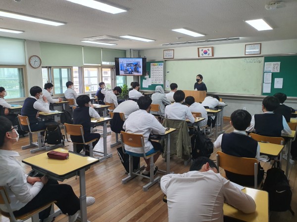 [마산동중학교 학생 대상] 장애인식개선교육 협업강의